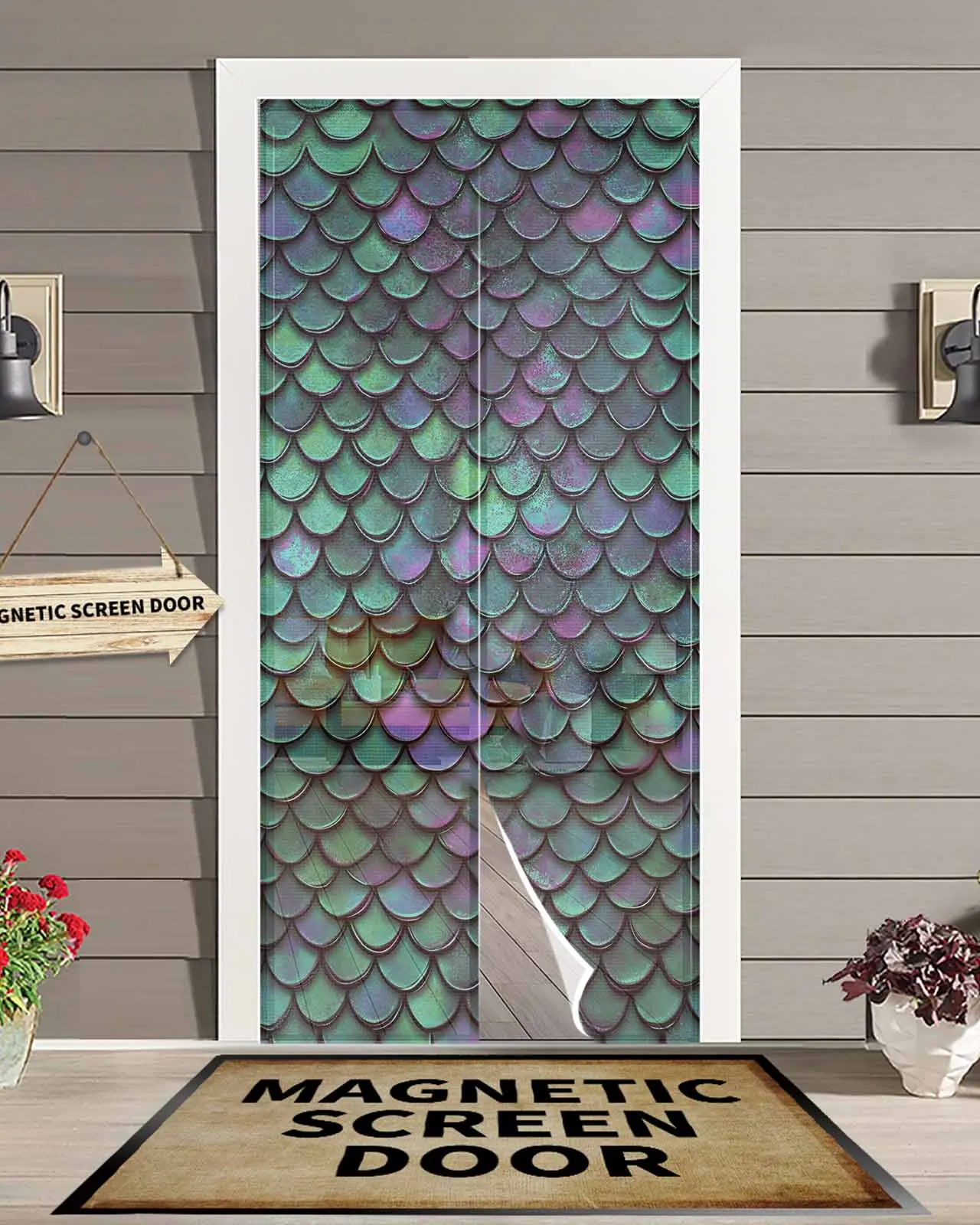Abstract Mermaid Scales Magnetic Door Curtain Living Room Bedroom Home Anti-mosquito Screen Door Curtain
Abstract Mermaid Scales Magnetic Door Curtain Living Room Bedroom Home Anti-mosquito Screen Door Curtain
