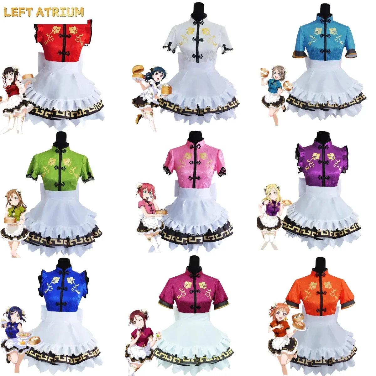 Anime Lovelive Sunshine Aqours Cheongsam Awaken All Members Ohara Mari Kunikida Hanamaru Sakurauchi Cosplay Costume Qipao Dress
Anime Lovelive Sunshine Aqours Cheongsam Awaken All Members Ohara Mari Kunikida Hanamaru Sakurauchi Cosplay Costume Qipao Dress