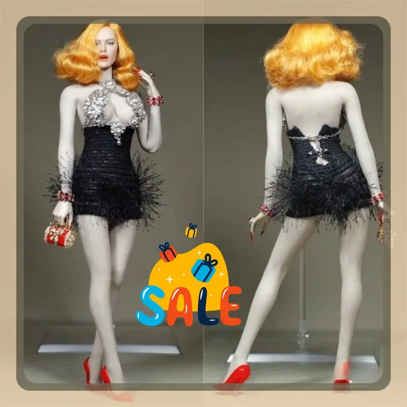 1/6 Scale Beauty Diamond Corset Fluffy Mini Skirt Clothes Model for 12inch PH Action Figures Body Doll Ornaments
1/6 Scale Beauty Diamond Corset Fluffy Mini Skirt Clothes Model for 12inch PH Action Figures Body Doll Ornaments
