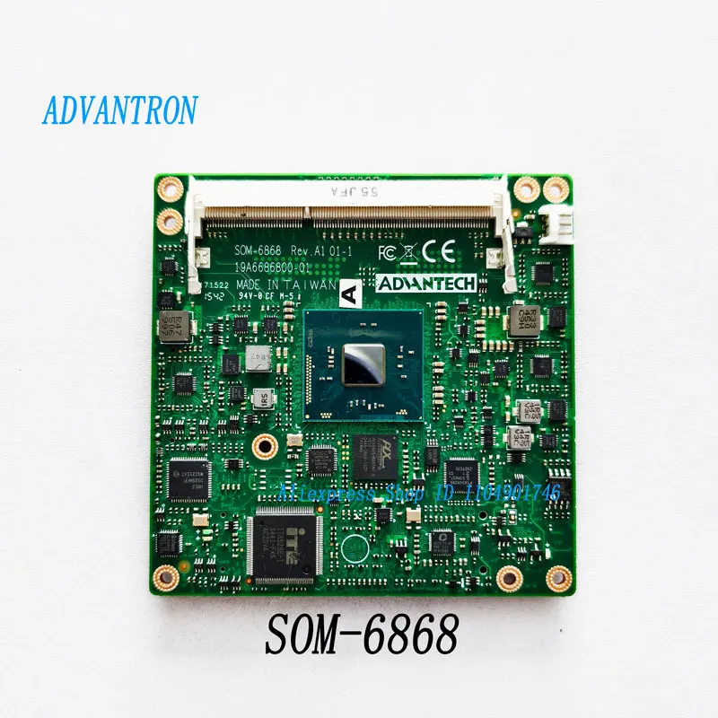 Applicable to the Industrial Control Motherboard SOM-6868 of Advantech , version SOM-6868 Rev.A1, in stock
Applicable to the Industrial Control Motherboard SOM-6868 of Advantech , version SOM-6868 Rev.A1, in stock