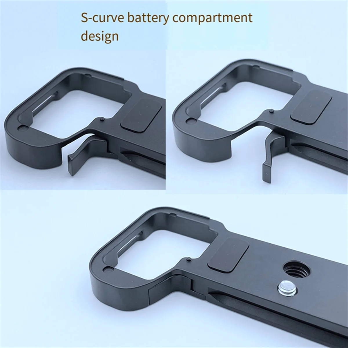 ABKM Quick Release Plate L Bracket Camera Grip for SONY A7C2 A7CR Camera Hand Grip Base Vertical L Bracket Silver Gray
ABKM Quick Release Plate L Bracket Camera Grip for SONY A7C2 A7CR Camera Hand Grip Base Vertical L Bracket Silver Gray