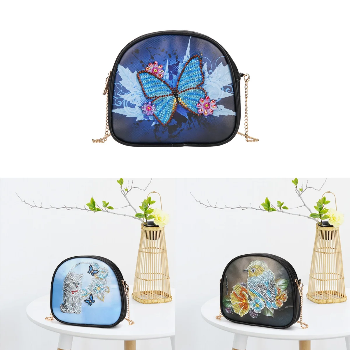 1 набор алмазной живописи в виде животных своими руками, сумка через плечо с цепочкой на одно плечо своими руками, сумка через плечо ручной работы с бриллиантами и застежкой-молнией
1 набор алмазной живописи в виде животных своими руками, сумка через плечо с цепочкой на одно плечо своими руками, сумка через плечо ручной работы с бриллиантами и застежкой-молнией