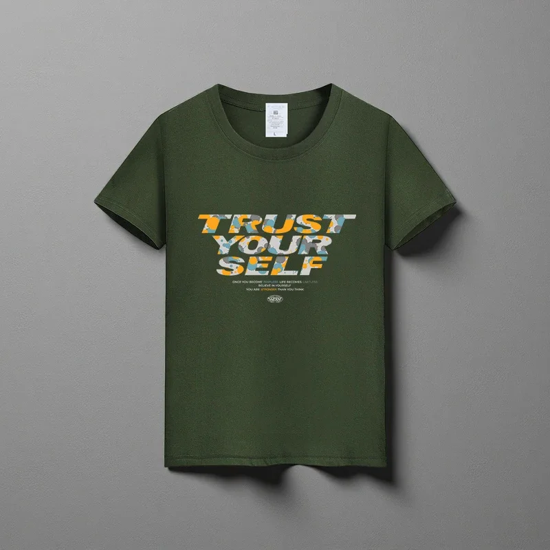 Summer new unisex versatile pure cotton T-shirt fashionable casual round neck top breathable loose fit print short sleeved shirt
Summer new unisex versatile pure cotton T-shirt fashionable casual round neck top breathable loose fit print short sleeved shirt