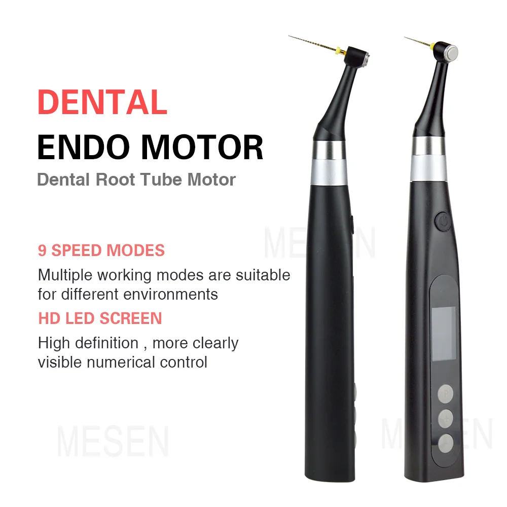Dental root canal Endo motor high torque 9 speed modes can be switched to use high-definition LED display Endodontics equipment
Dental root canal Endo motor high torque 9 speed modes can be switched to use high-definition LED display Endodontics equipment