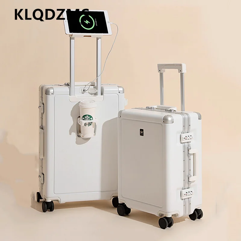 KLQDZMS Luggage Travel Bag ABS+PC Boarding Case 20"24" USB Charging Trolley Case Multi-functional Aluminum Frame 28Inch Suitcase
KLQDZMS Luggage Travel Bag ABS+PC Boarding Case 20"24" USB Charging Trolley Case Multi-functional Aluminum Frame 28Inch Suitcase