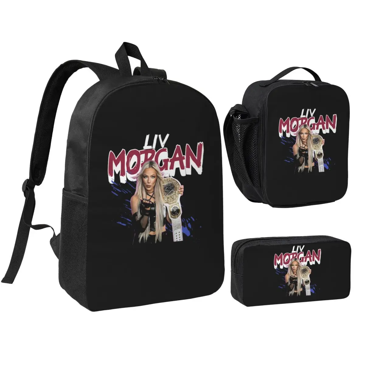 Liv Morgan Backpack Boys Girls BookBag School Bag Shoulder Bags 3ps Insulated Lunch Bag Pencil Case
Liv Morgan Backpack Boys Girls BookBag School Bag Shoulder Bags 3ps Insulated Lunch Bag Pencil Case