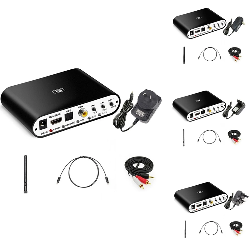 DA615H 5.1CH Audio Decoder Bluetooth 5.0 Receiver DAC Wireless Audio Adapter Optical Coaxial U Play ARC DAC DTS
DA615H 5.1CH Audio Decoder Bluetooth 5.0 Receiver DAC Wireless Audio Adapter Optical Coaxial U Play ARC DAC DTS