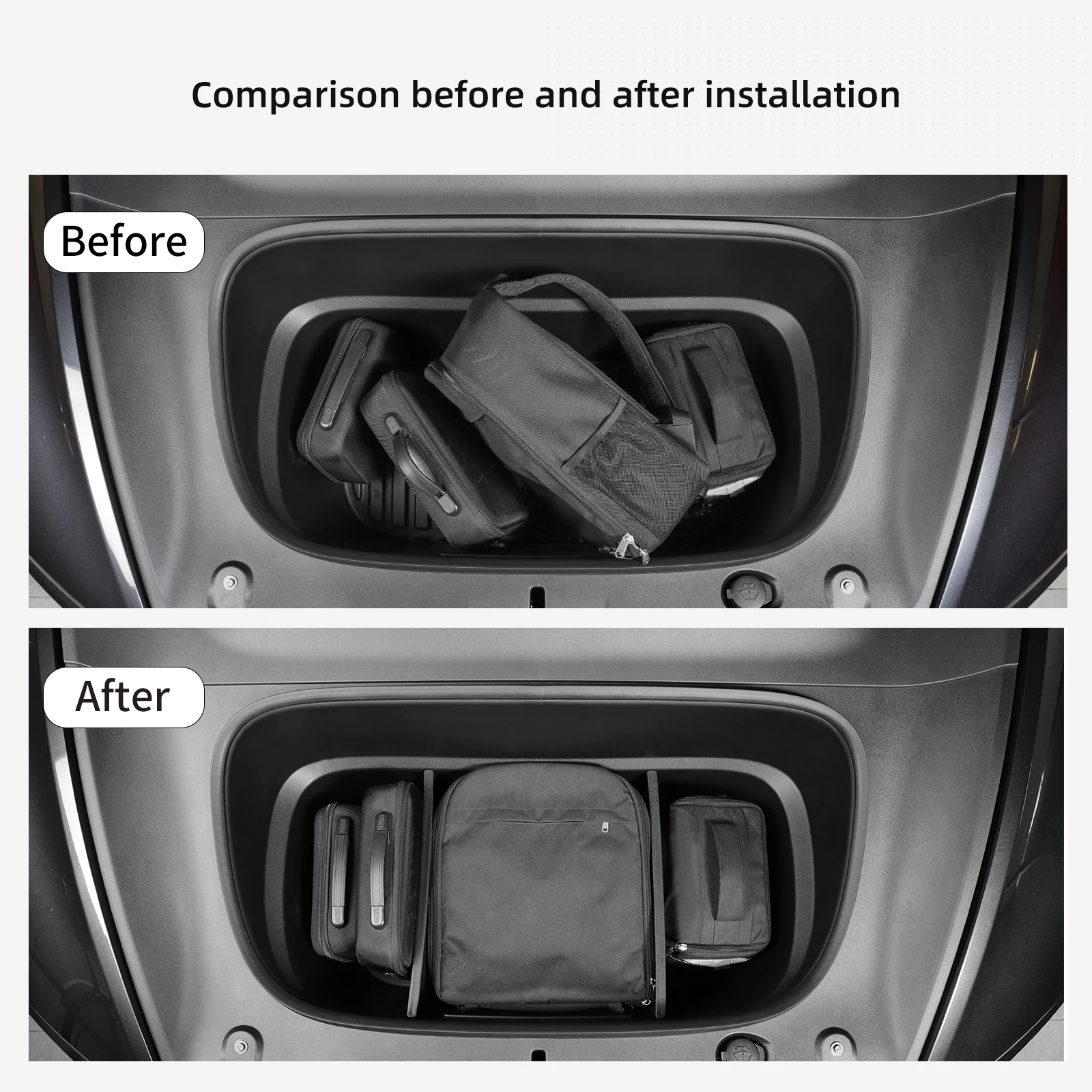 Car Front Trunk Interval for Tesla Model Y Juniper/Model YL 2025 2026 ABS Combination Partition Front Spare Box Organizer
Car Front Trunk Interval for Tesla Model Y Juniper/Model YL 2025 2026 ABS Combination Partition Front Spare Box Organizer