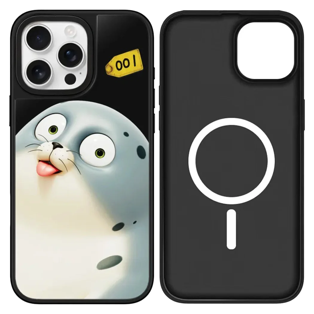 Cartoon Seals iPhone 12 13 14 15 16 17 Pro Max Mirror Surface Magnetic Case Cover Shell
Cartoon Seals iPhone 12 13 14 15 16 17 Pro Max Mirror Surface Magnetic Case Cover Shell