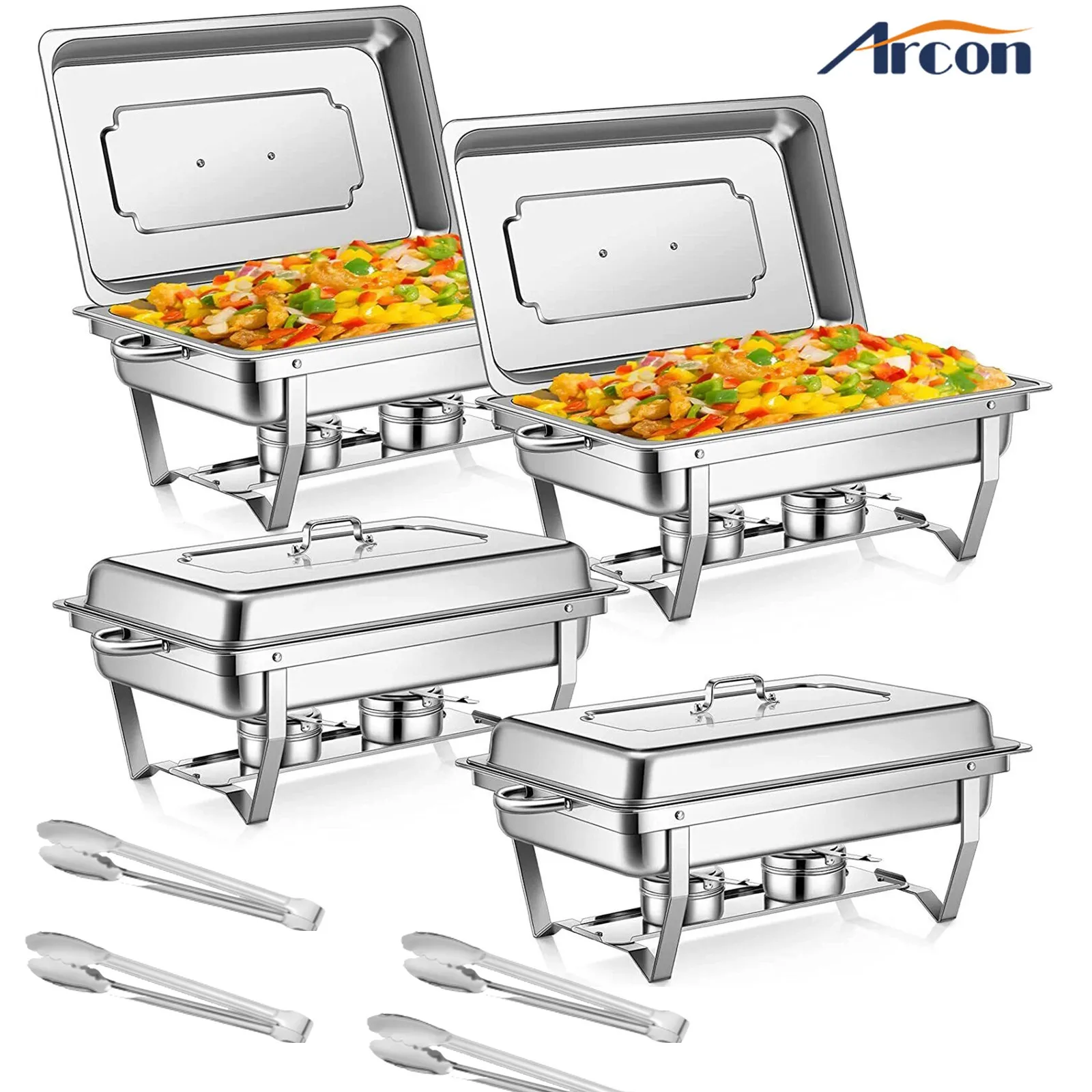 Stainless Steel Chafing Dish Buffet Set 4 Piece 13.7 QT Catering Chafer for Wedding Party Restaurant Hotel Event Serving Food
Stainless Steel Chafing Dish Buffet Set 4 Piece 13.7 QT Catering Chafer for Wedding Party Restaurant Hotel Event Serving Food
