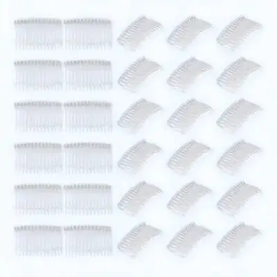 50Pcs Transparent Hair Comb Clips for Women Lightweight Plastic Side Combs Wedding Bridal Headpieces Formal Hair Accessories
50Pcs Transparent Hair Comb Clips for Women Lightweight Plastic Side Combs Wedding Bridal Headpieces Formal Hair Accessories