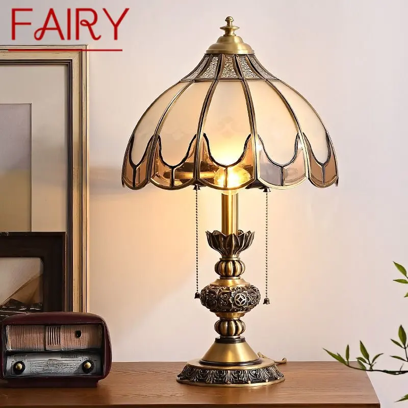 FAIRY European Brass Table Lamp LED Modern Creative Luxury Copper Bedside Desk Light for Home Living Room Bedroom Decor
FAIRY European Brass Table Lamp LED Modern Creative Luxury Copper Bedside Desk Light for Home Living Room Bedroom Decor
