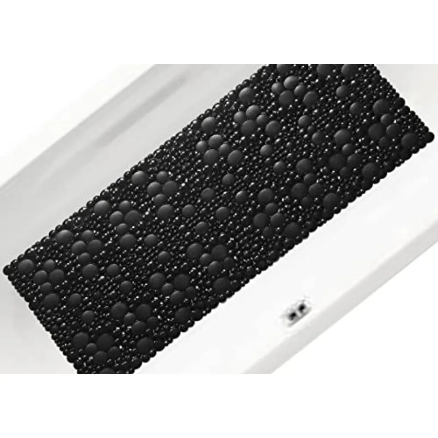 Extra Long Pebble Bath Tub Shower Mat 34.2 x 15.7, Bathmat Non-Slip with Suction Cups, Machine Washable, Bathroom Mats, Smooth/
Extra Long Pebble Bath Tub Shower Mat 34.2 x 15.7, Bathmat Non-Slip with Suction Cups, Machine Washable, Bathroom Mats, Smooth/