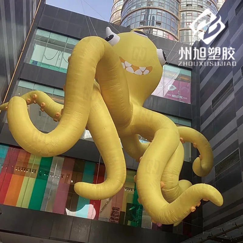 Creative cartoon octopus air model inflatable light hanging sitting octopus model mall aquarium bar decoration
Creative cartoon octopus air model inflatable light hanging sitting octopus model mall aquarium bar decoration