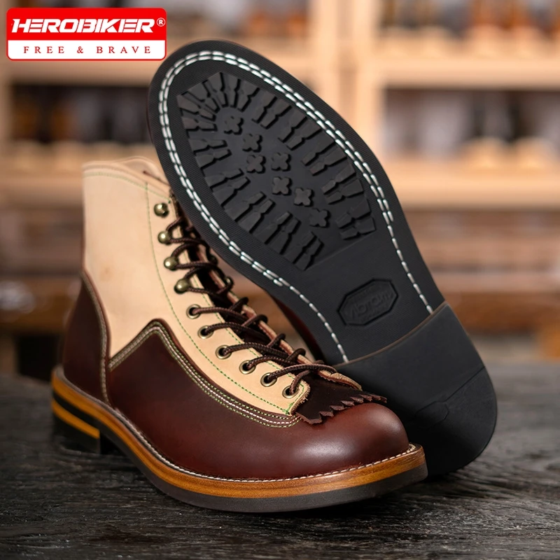 Super Quality Cowhide Genuine Leather Casual Boots Racing Motorcycle Ankle Boots Vintage Shoelace Ankle High Work Boots EU 39-44
Super Quality Cowhide Genuine Leather Casual Boots Racing Motorcycle Ankle Boots Vintage Shoelace Ankle High Work Boots EU 39-44