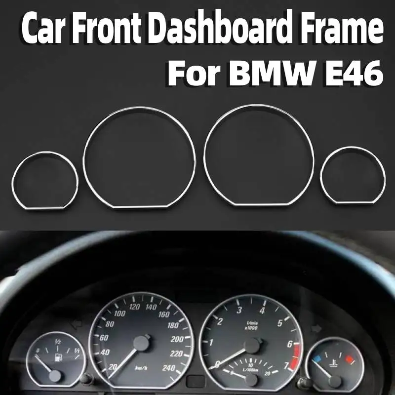 Car Front Dashboard Frame Decoration Trim Speedometer Circle Styling Cover Accessories for BMW E46 Car Auto Replacement Tools
Car Front Dashboard Frame Decoration Trim Speedometer Circle Styling Cover Accessories for BMW E46 Car Auto Replacement Tools