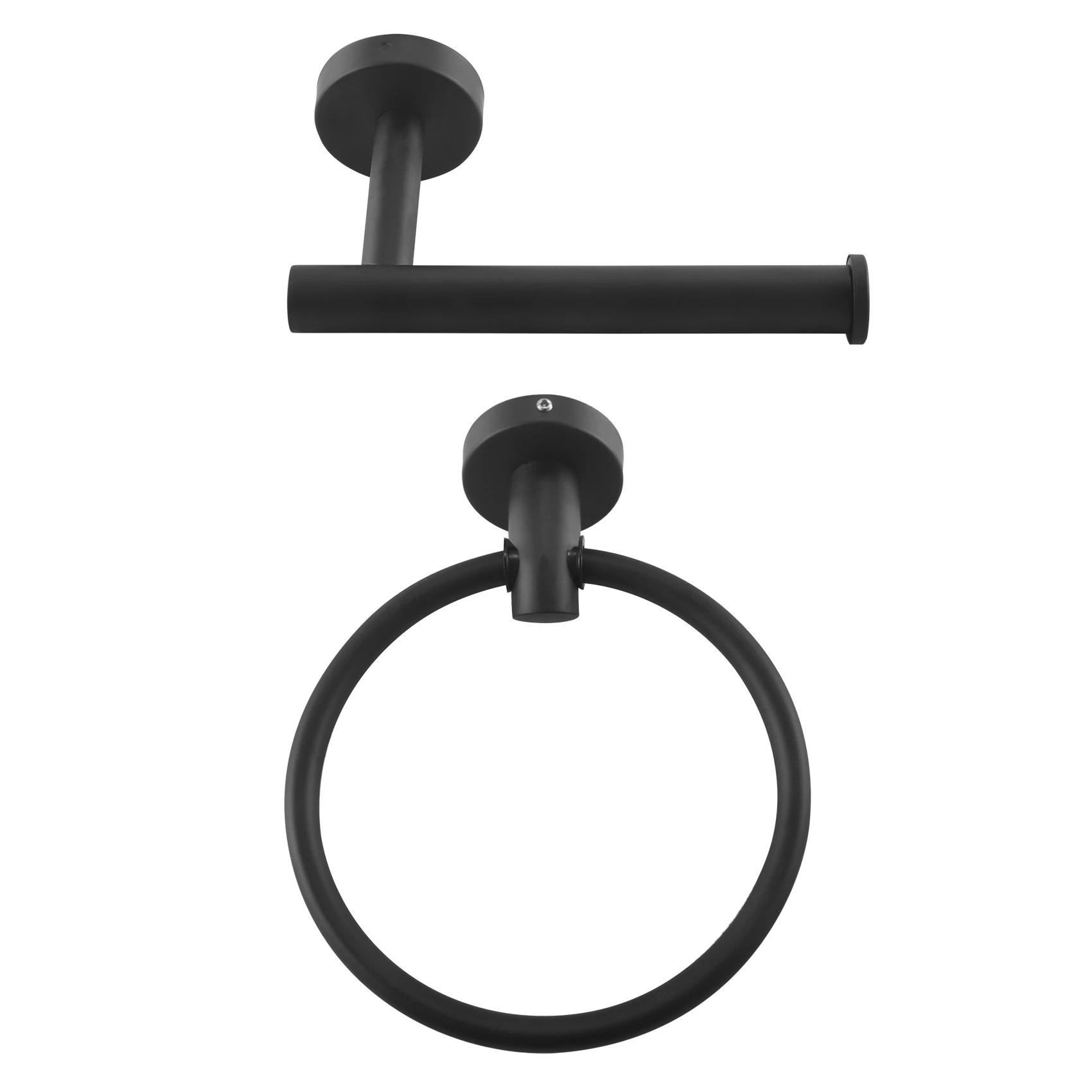 A76K 2Pcs Bathroom Hardware Black Towel Ring And Toilet Paper Holder Stainless Steel Bathroom Hand Towel Holder Towel
A76K 2Pcs Bathroom Hardware Black Towel Ring And Toilet Paper Holder Stainless Steel Bathroom Hand Towel Holder Towel