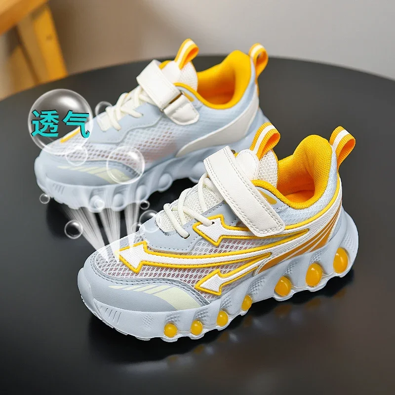 Boys Outdoor Sports Sneakers Summer Breathable Mesh Flexible Sole Anti-collision Toe Wear-resistant Running Footwear
Boys Outdoor Sports Sneakers Summer Breathable Mesh Flexible Sole Anti-collision Toe Wear-resistant Running Footwear