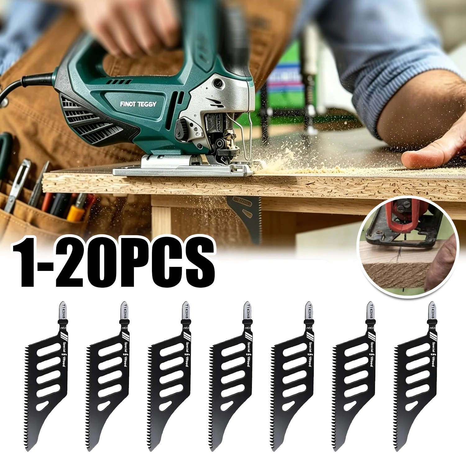 Sharp Teeth Jigsaw Blades For Precise Curved Wood Cutting Saw Blade Power Tool Accessories Woodworking Use
Sharp Teeth Jigsaw Blades For Precise Curved Wood Cutting Saw Blade Power Tool Accessories Woodworking Use