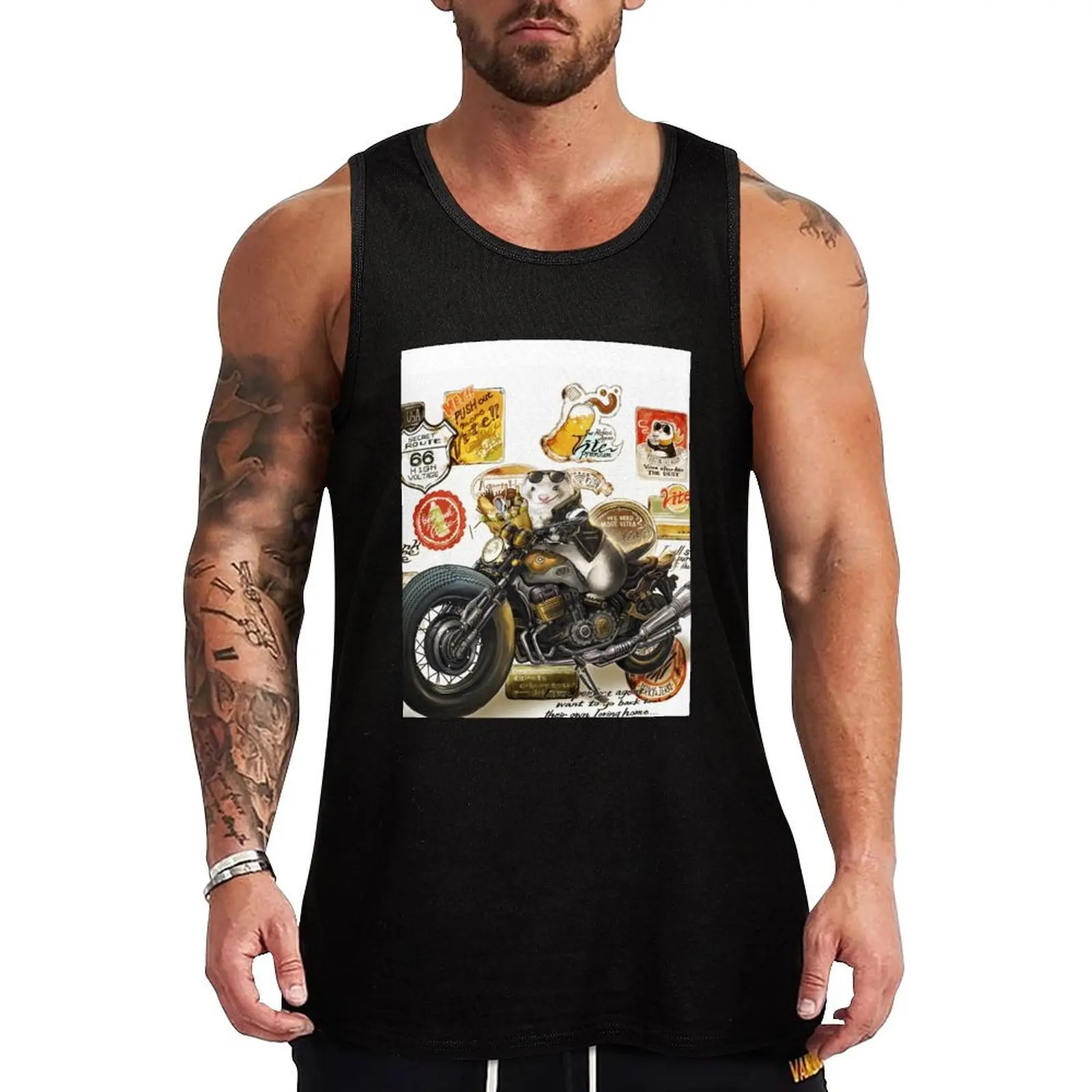 AGENT MUCHI Tank Top Men's sports t-shirt Gym T-shirts for men Sportswear for men gym training accessories
AGENT MUCHI Tank Top Men's sports t-shirt Gym T-shirts for men Sportswear for men gym training accessories