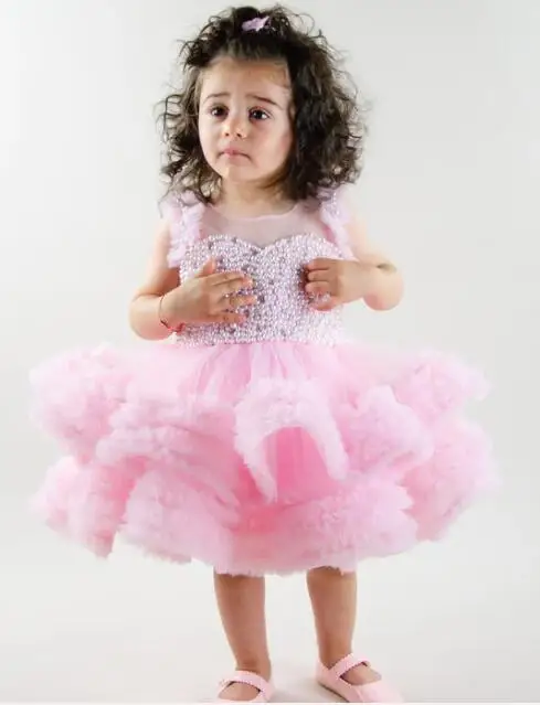 Pink Tutu Pearls Beaded Puffy Birthday Dress Flower Girl Dresses Cute Children Girls Dress Kid Summer Wedding Gown
Pink Tutu Pearls Beaded Puffy Birthday Dress Flower Girl Dresses Cute Children Girls Dress Kid Summer Wedding Gown