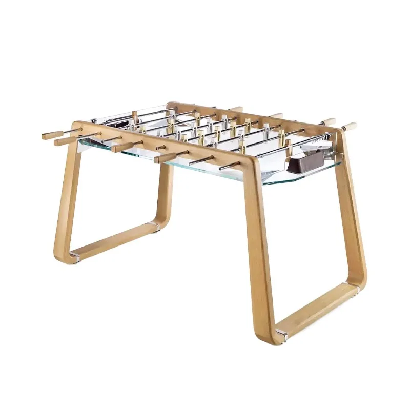 glass table football table international standard eight modern high-end entertainment solid wood double football table
glass table football table international standard eight modern high-end entertainment solid wood double football table