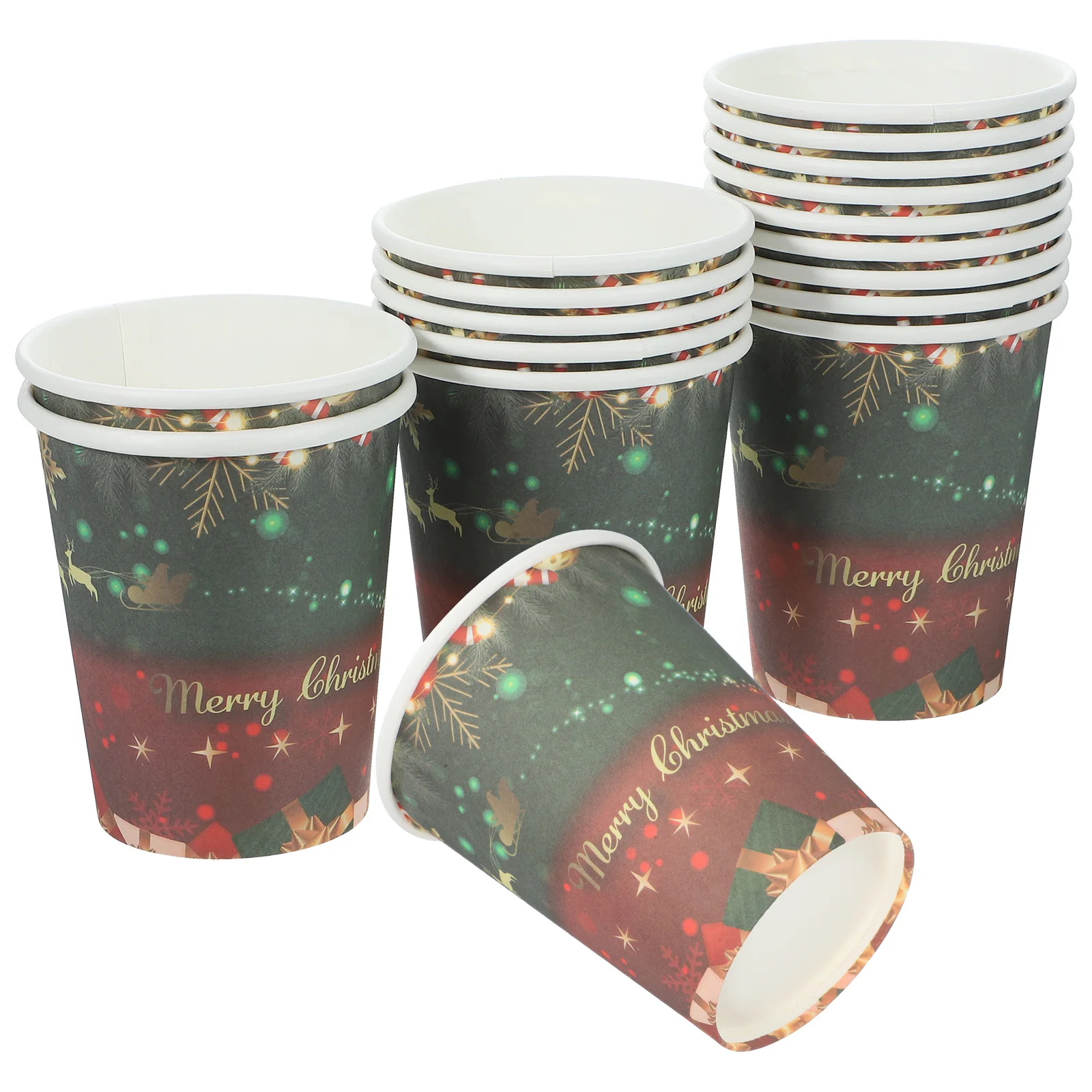 32 Pcs Disposable Paper Cups for Party Christmas Holiday Home Weddings Banquet Restaurants Practical Convenient
32 Pcs Disposable Paper Cups for Party Christmas Holiday Home Weddings Banquet Restaurants Practical Convenient