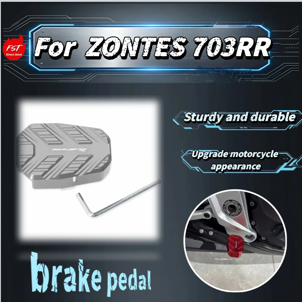 For Zontes 703RR Modified Side Stand Enlarger, Wide Brake Pedal, Extended Gear Lever, Anti-slip Moto Accessories
For Zontes 703RR Modified Side Stand Enlarger, Wide Brake Pedal, Extended Gear Lever, Anti-slip Moto Accessories