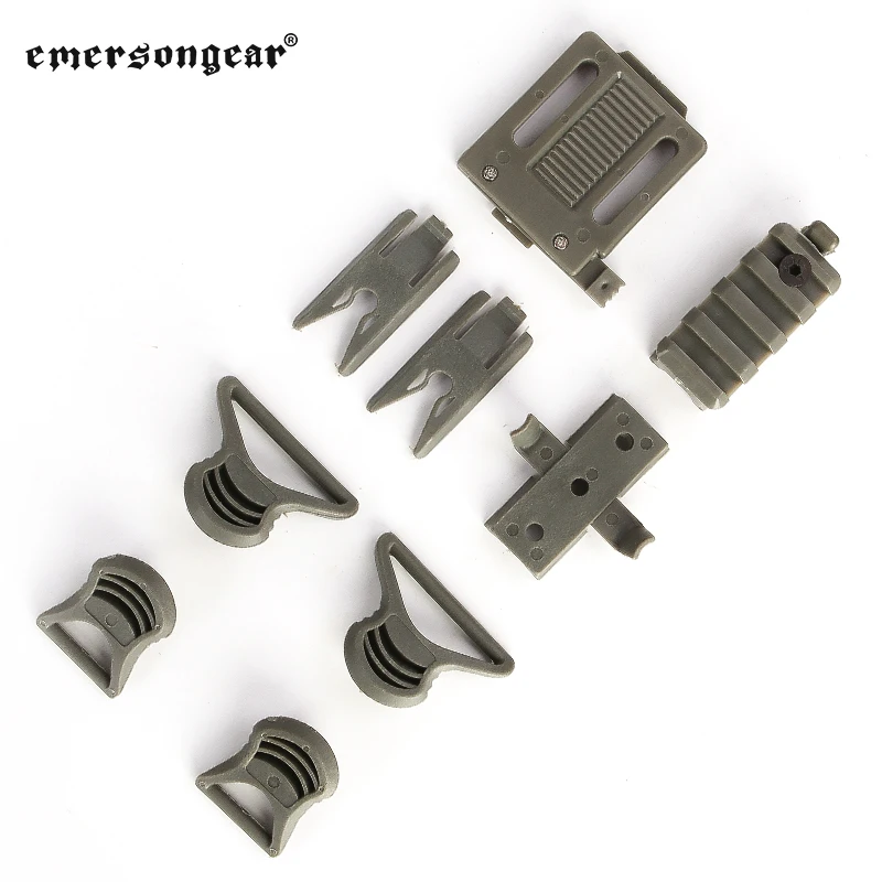 Emersongear Fast Helmet Goggle Swivel Clips Set 9PCS For Helmet Side Rails Wargame Paintball Airsoft Tactical Combat Mount
Emersongear Fast Helmet Goggle Swivel Clips Set 9PCS For Helmet Side Rails Wargame Paintball Airsoft Tactical Combat Mount