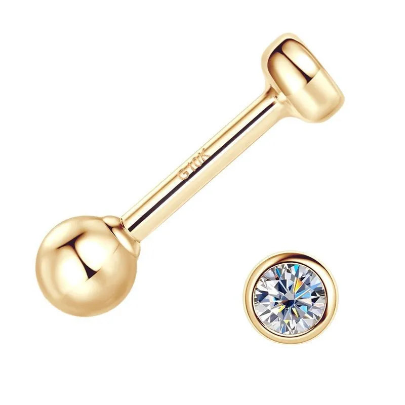 ZFSILVER Fashion Trendy Classic 10K Gold Color D Moissanite Simple Bubble Earrings For Women Accessories Jewelry Gifts K-EMO-577
ZFSILVER Fashion Trendy Classic 10K Gold Color D Moissanite Simple Bubble Earrings For Women Accessories Jewelry Gifts K-EMO-577