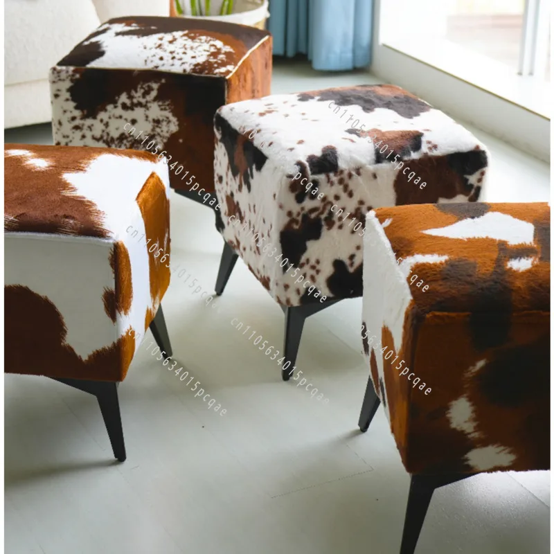 Imitation Cowhide Sofa Bench Living Room Shoe Changing Stool High Elastic Sponge Hallway Ottoman Iron Frame Home Furniture
Imitation Cowhide Sofa Bench Living Room Shoe Changing Stool High Elastic Sponge Hallway Ottoman Iron Frame Home Furniture