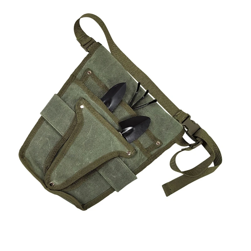 Multi-Pockets Canvas Tool Bag With Belt Tool Pouch Gardener Electrician Organizer For Garden Tools
Multi-Pockets Canvas Tool Bag With Belt Tool Pouch Gardener Electrician Organizer For Garden Tools