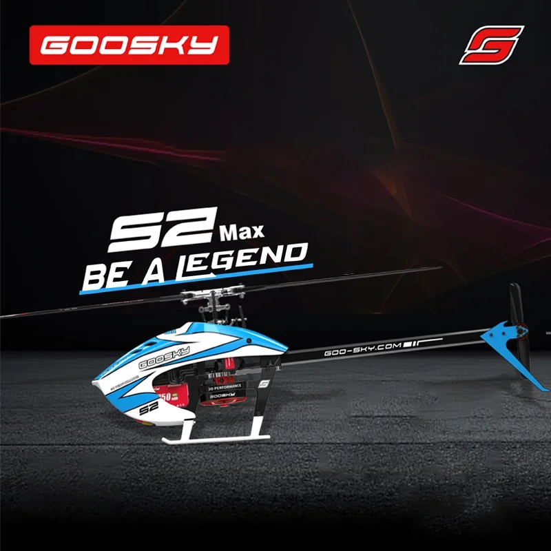 GOOSKY New S2 Max Dual Brushless Direct Drive RC 3D Stunt Helicopter BNF RTF Version Remote Controlled Adult Boy Toy Gift
GOOSKY New S2 Max Dual Brushless Direct Drive RC 3D Stunt Helicopter BNF RTF Version Remote Controlled Adult Boy Toy Gift