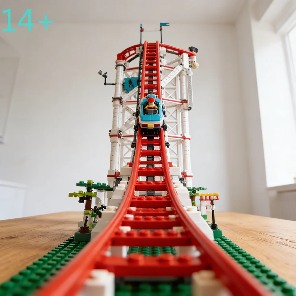 Moc shop Creative Building Block Rolle Loop Coaster Model STEAM Toys Assembly Set Kids Christmas Gift 4221pcs
Moc shop Creative Building Block Rolle Loop Coaster Model STEAM Toys Assembly Set Kids Christmas Gift 4221pcs