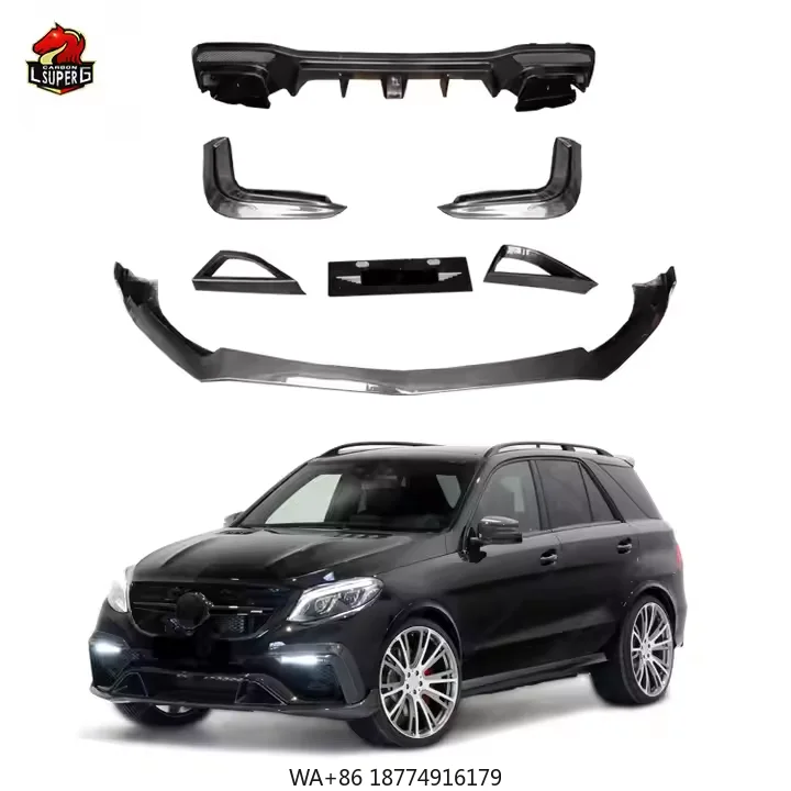 Carbon Fiber Body Kit for GLE SUV Upgrade B Style Automotive Parts Front Lip Rear Diffuser Exhaust Tips Bodykit
Carbon Fiber Body Kit for GLE SUV Upgrade B Style Automotive Parts Front Lip Rear Diffuser Exhaust Tips Bodykit