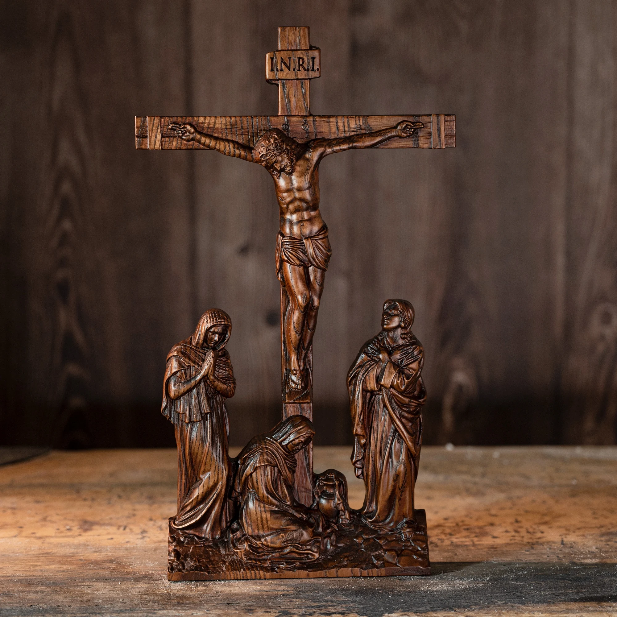 Catholic Jesus crucifixion scene ornaments, Jesus, Jesus, for home decoration, church, religious statues
Catholic Jesus crucifixion scene ornaments, Jesus, Jesus, for home decoration, church, religious statues