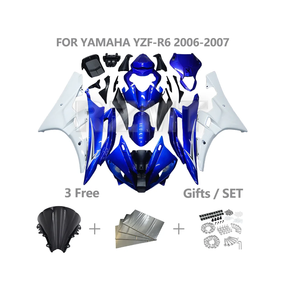 Для YAMAHA YZF R6 YZF-R6 2006-2007 комплект обтекателя мотоцикла индивидуальный пластик ABS инъекционный пластик детали кузова Y0607-101a
Для YAMAHA YZF R6 YZF-R6 2006-2007 комплект обтекателя мотоцикла индивидуальный пластик ABS инъекционный пластик детали кузова Y0607-101a
