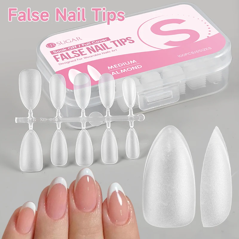 UR SUGAR 100pcs Frosted Version Medium Almond False Nails Press On Acrylic Nails Mixed Size Short Style Thin Nail Tips
UR SUGAR 100pcs Frosted Version Medium Almond False Nails Press On Acrylic Nails Mixed Size Short Style Thin Nail Tips