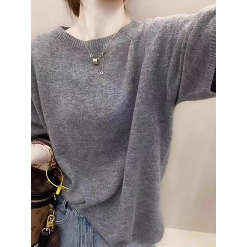 Round-neck pullovers 100 pure cashmere knitted short-sleeved women's front-shoulder base half-sleeved wool T-shirt is thin
Round-neck pullovers 100 pure cashmere knitted short-sleeved women's front-shoulder base half-sleeved wool T-shirt is thin