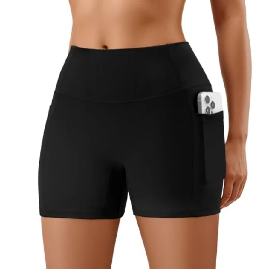 FireSwan Women's No Front Seam Biker Shorts High Waist Spandex Yoga Workout Gym Running Shorts Pockets
FireSwan Women's No Front Seam Biker Shorts High Waist Spandex Yoga Workout Gym Running Shorts Pockets