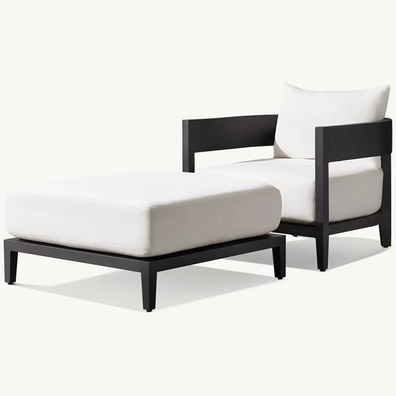 Luxury Modern Outdoor Sofa Set Aluminum & Metal Frame for Hotels Villas Living Rooms
Luxury Modern Outdoor Sofa Set Aluminum & Metal Frame for Hotels Villas Living Rooms