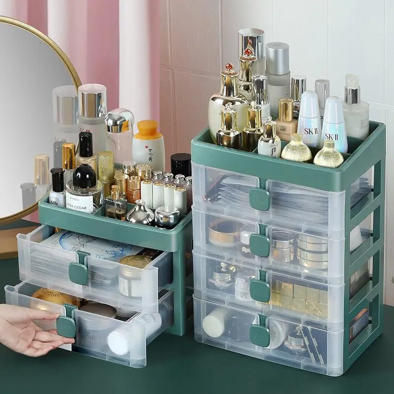 Drawered Cosmetic Storage Box Student Dormitory Desktop Organizer Plastic Makeup Skincare Products Storage Basket
Drawered Cosmetic Storage Box Student Dormitory Desktop Organizer Plastic Makeup Skincare Products Storage Basket