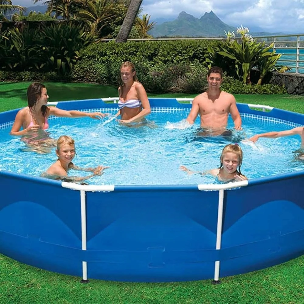 Custom 12ft x 30in Round Pool Bundle w/ Filter Pump & 4 Type A/C Replacement Cartridges
Custom 12ft x 30in Round Pool Bundle w/ Filter Pump & 4 Type A/C Replacement Cartridges