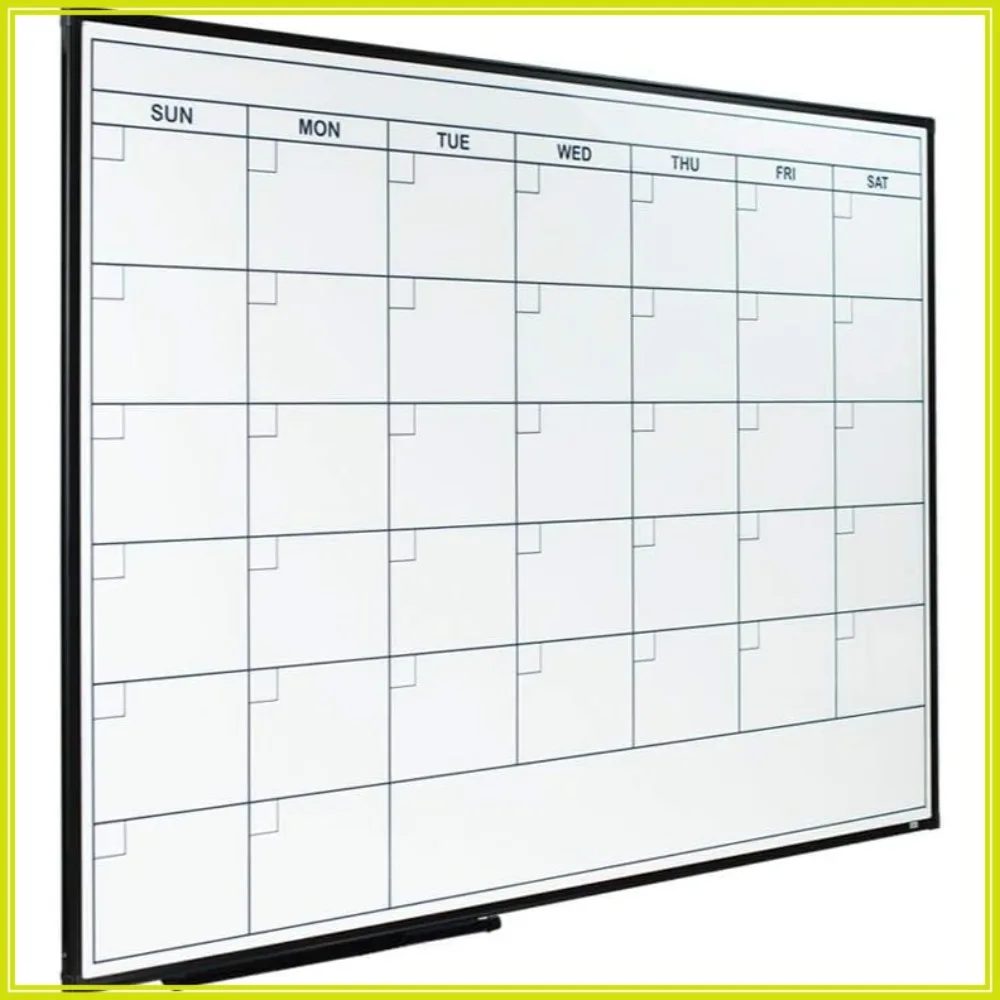 36x24 Magnetic Dry Erase Calendar Whiteboard, Ultra-Slim Aluminum Frame Wall Mount for Office Home Classroom
36x24 Magnetic Dry Erase Calendar Whiteboard, Ultra-Slim Aluminum Frame Wall Mount for Office Home Classroom