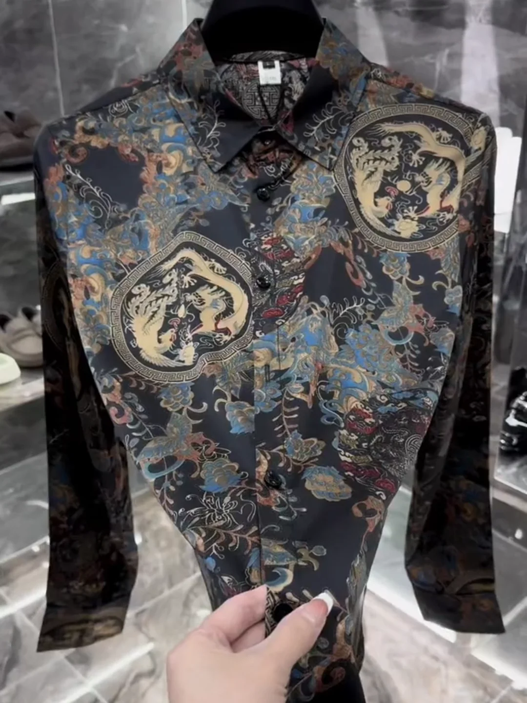High Quality Fashionable Men's Floral Embroidery Shirt Spring Summer New Arrival Stylish Trendy Comfortable Versatile Business
High Quality Fashionable Men's Floral Embroidery Shirt Spring Summer New Arrival Stylish Trendy Comfortable Versatile Business