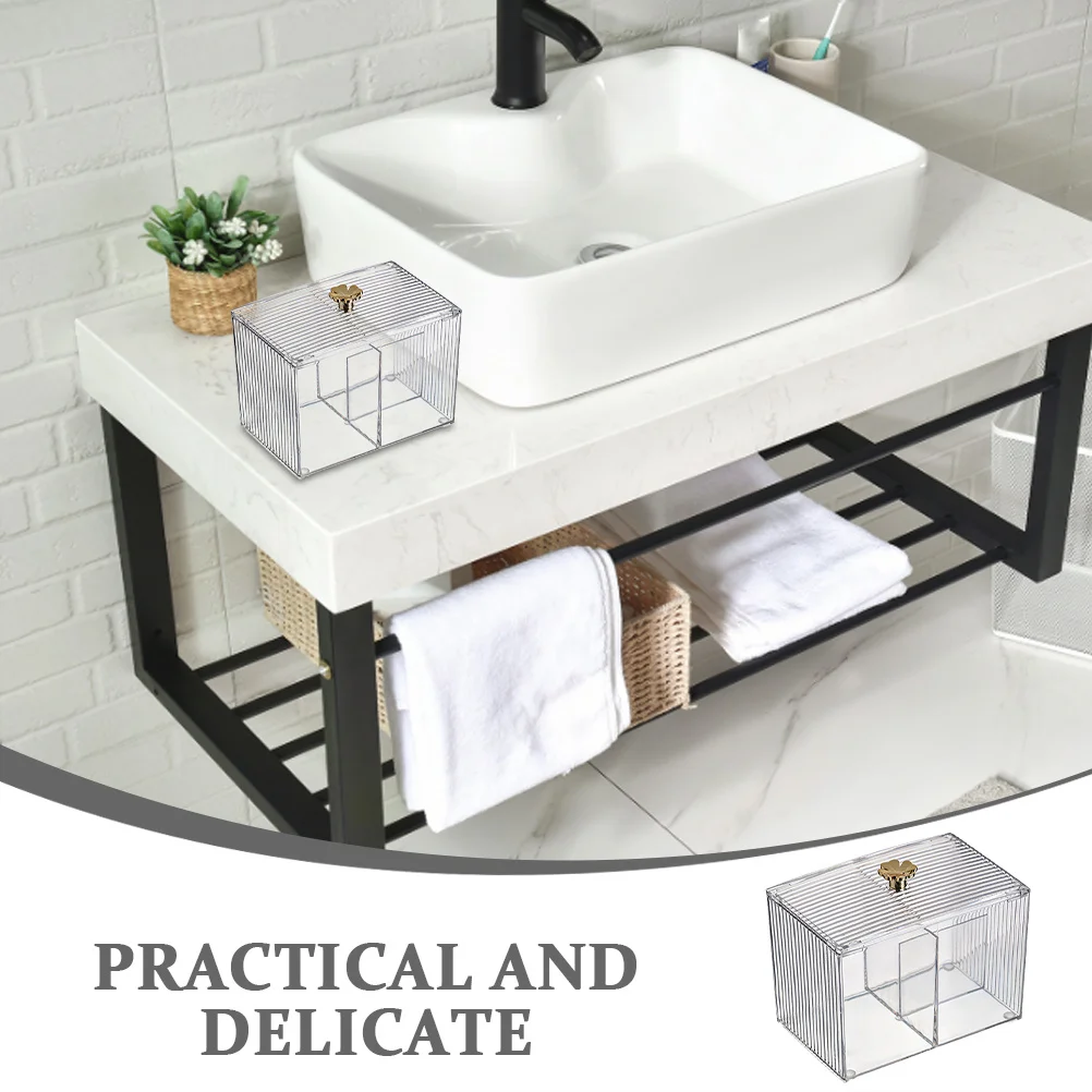 2Pcs Clear Makeup Organizer Box Multi Compartment Storage for Cotton Swabs Pads Brushes Transparent Lid Waterproof Dustproof
2Pcs Clear Makeup Organizer Box Multi Compartment Storage for Cotton Swabs Pads Brushes Transparent Lid Waterproof Dustproof