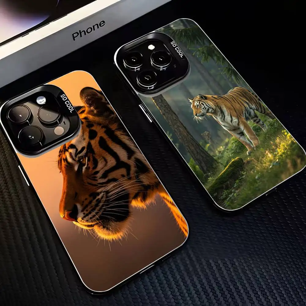 Animal Tiger Phone Case For iPhone 16,15,14,13,12,11,Mini,Pro,MAX Black Matte Shockproof Cover
Animal Tiger Phone Case For iPhone 16,15,14,13,12,11,Mini,Pro,MAX Black Matte Shockproof Cover