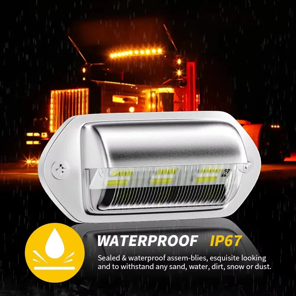 1PCS 6 LED Car License Number Plate Light For SUV Truck Trailer Van Tag Step Lamp White Bulbs Car Products License Plate Lights
1PCS 6 LED Car License Number Plate Light For SUV Truck Trailer Van Tag Step Lamp White Bulbs Car Products License Plate Lights
