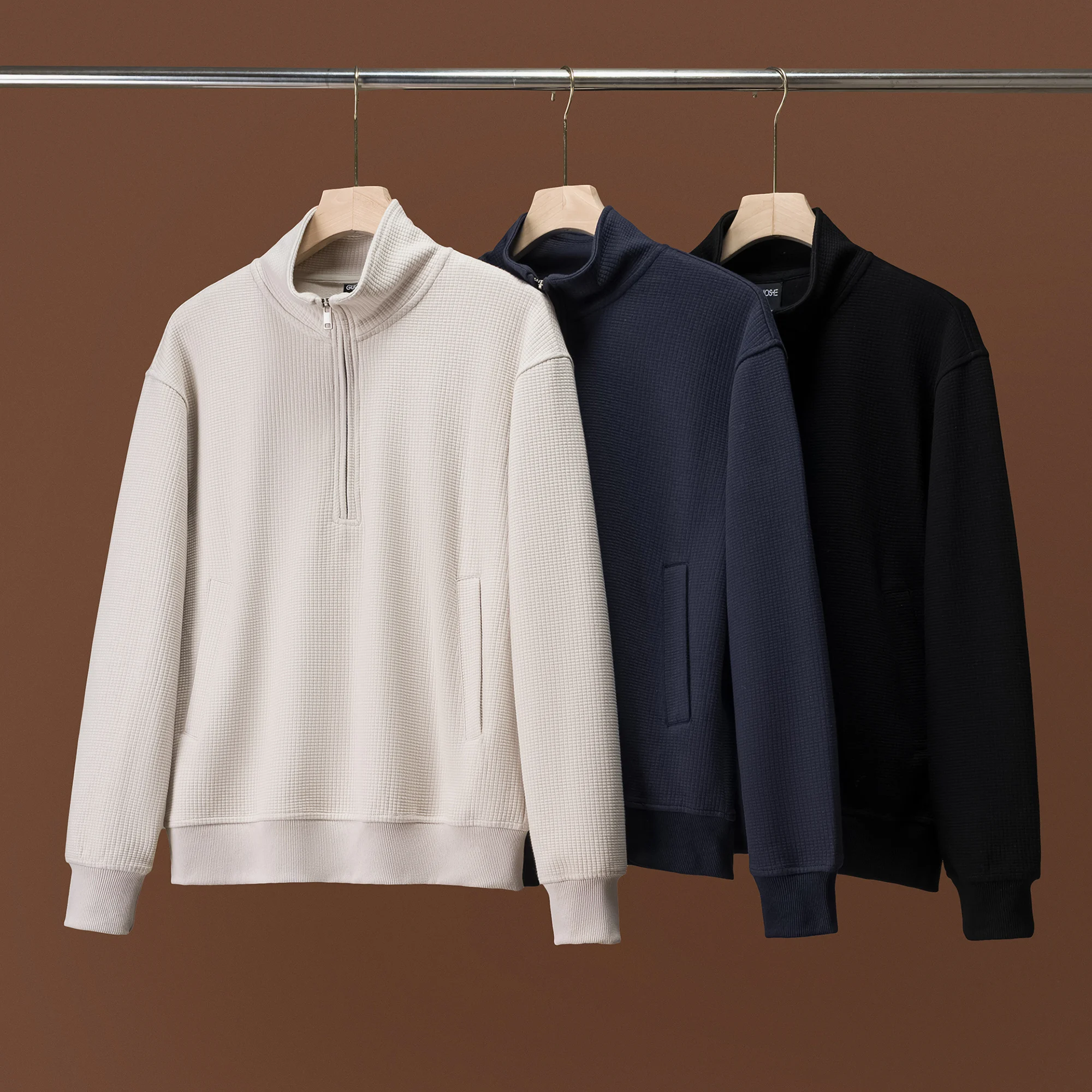 Italian Vintage Sle Casual Men's Hoodie f Zipper Stand Collar Sweatirt High Quali Plain Color Autumn Winter Faion
Italian Vintage Sle Casual Men's Hoodie f Zipper Stand Collar Sweatirt High Quali Plain Color Autumn Winter Faion