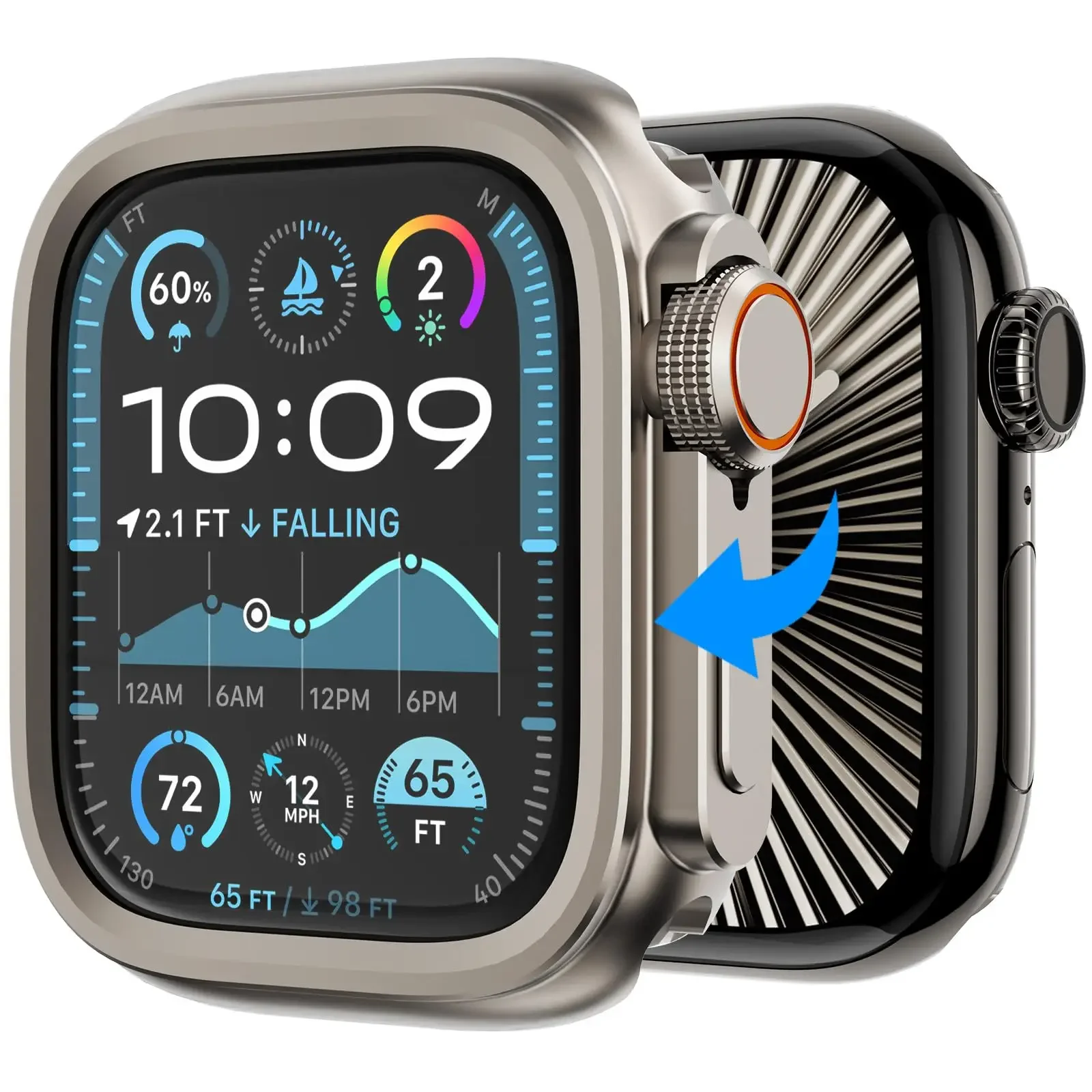 Metal Bumper Case For Apple Watch 46mm 45mm 44mm Protector Frame Cover For iWatch Series 10 9 8 7 6 5 SE Change To Ultra 2 49mm
Metal Bumper Case For Apple Watch 46mm 45mm 44mm Protector Frame Cover For iWatch Series 10 9 8 7 6 5 SE Change To Ultra 2 49mm